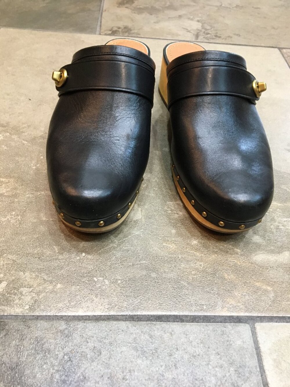 Coach Leather Clogs - Picture 3 of 9